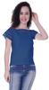 Moomaya Lace Sleeve Tops For Women Plain Boat Neck Tee Shirt