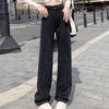 Women's High-Waisted Wide-Leg Jeans - Autumn New Style, Casual Loose Fit, Floor-Length Pants