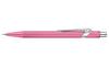 CARAN Mekanik Kurşun Kalem 849 Renk Mat X Pembe Metal Kutu Resmi İthal D'ACHE MF0844-591 0.5mm