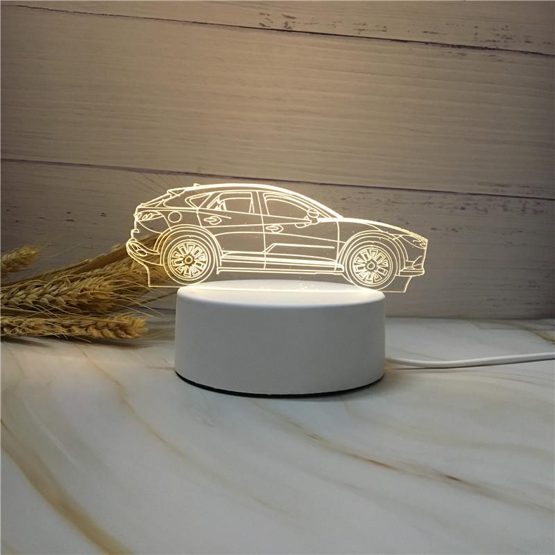 Acrylic 3D Night Light - Custom Table Lamp with Logo, Ideal for Events & Christmas Gifts