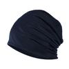 Men Soild India Stretch Drawstring Hat Wool knitting Hair Loss Head Scarf Wrap