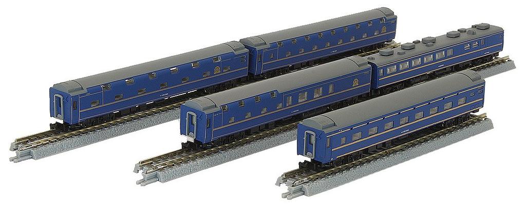 Rokuhan Z Gauge T017-2 24 Series Hokutosei JR East/Hokkaido Formation 5-Car Add-On Set