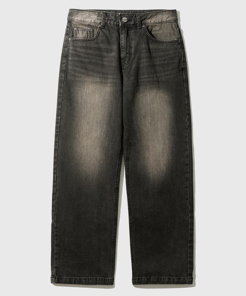 JEMUT Ollin Vintage Washed Denim Pants 2 Types Vintage Black Yhlp2447