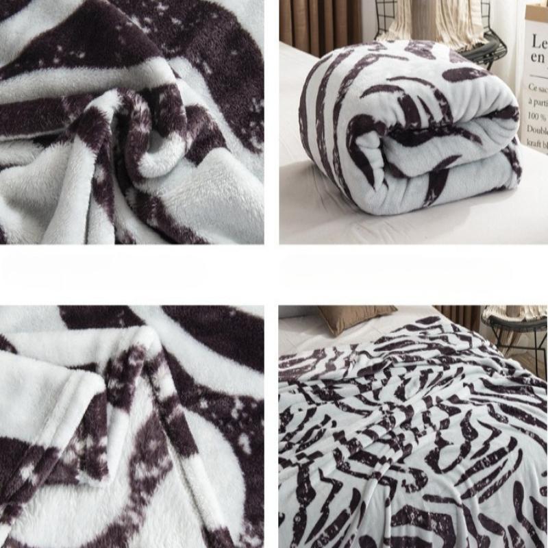 Solid Color Blanket Flannel Blanket Soft Bedsheet Air Conditioning Cover Blanket Double-sided Flannel All Season Coral Fleece Blanket