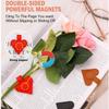 Leather Magnetic Bookmark Heart Shape Book Markers High Quality Page Divider  Reading Lovers Gift