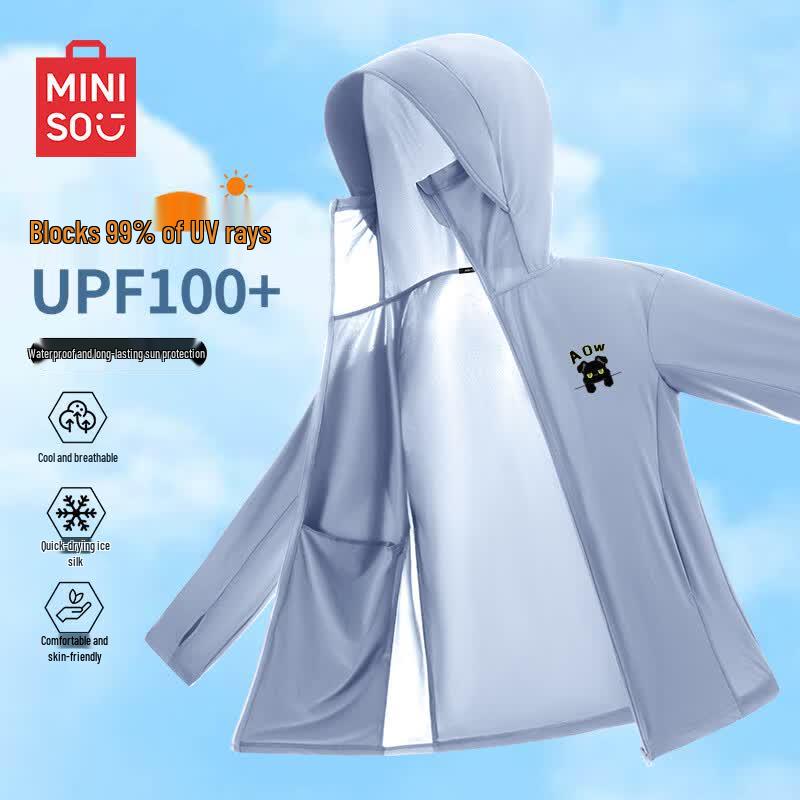 MINISO Men's UPF 100+ Sun Protection Fishing Jacket