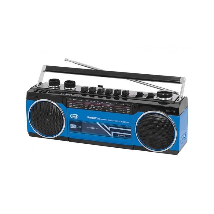 RADIO K7 BT BLEU USB SD RR 501 BT TREVI
