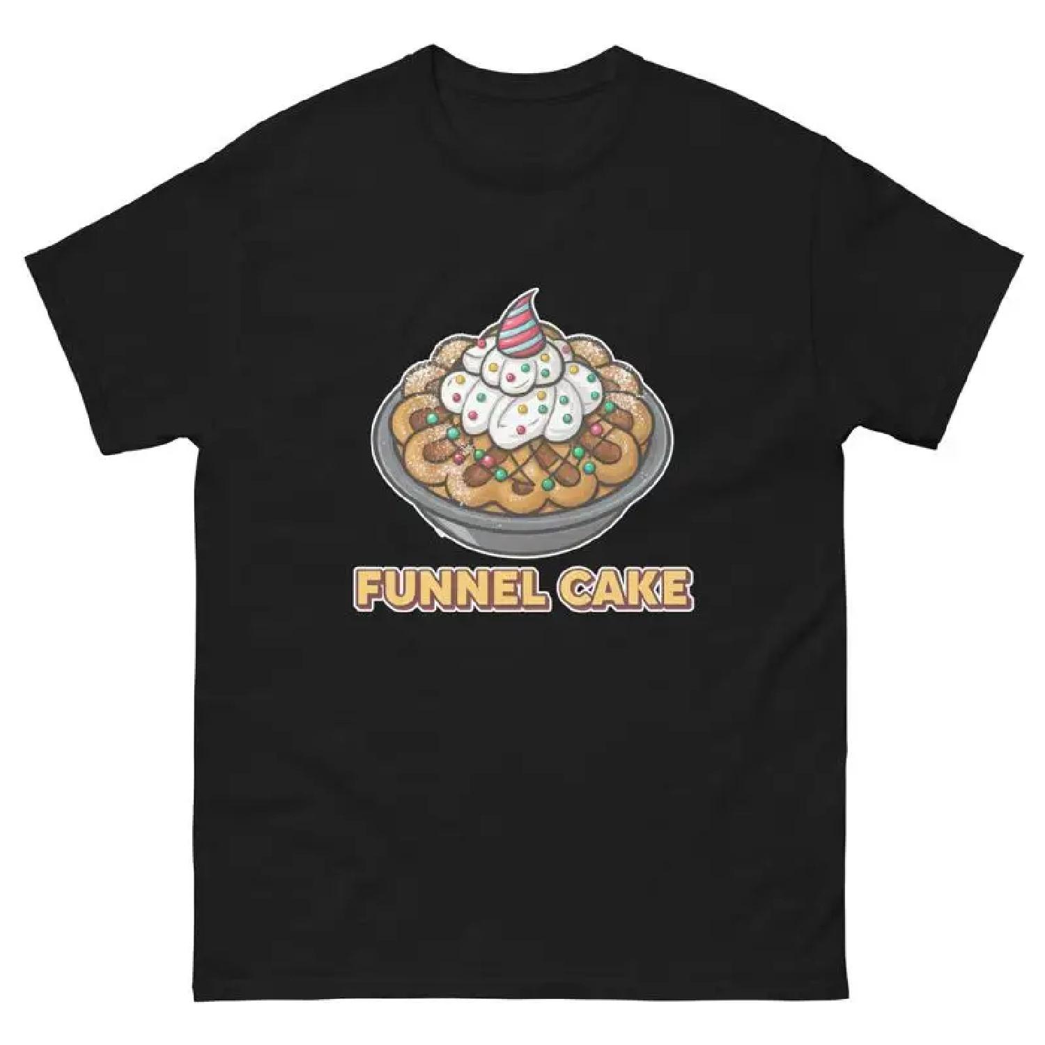 

Funnel Cake Carnival Fair Amusement Park T Shirt XXXXXL різнокольоровий