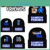 Chapéu de Tricô Roblox Rainbow Friends Estiloso e Confortável