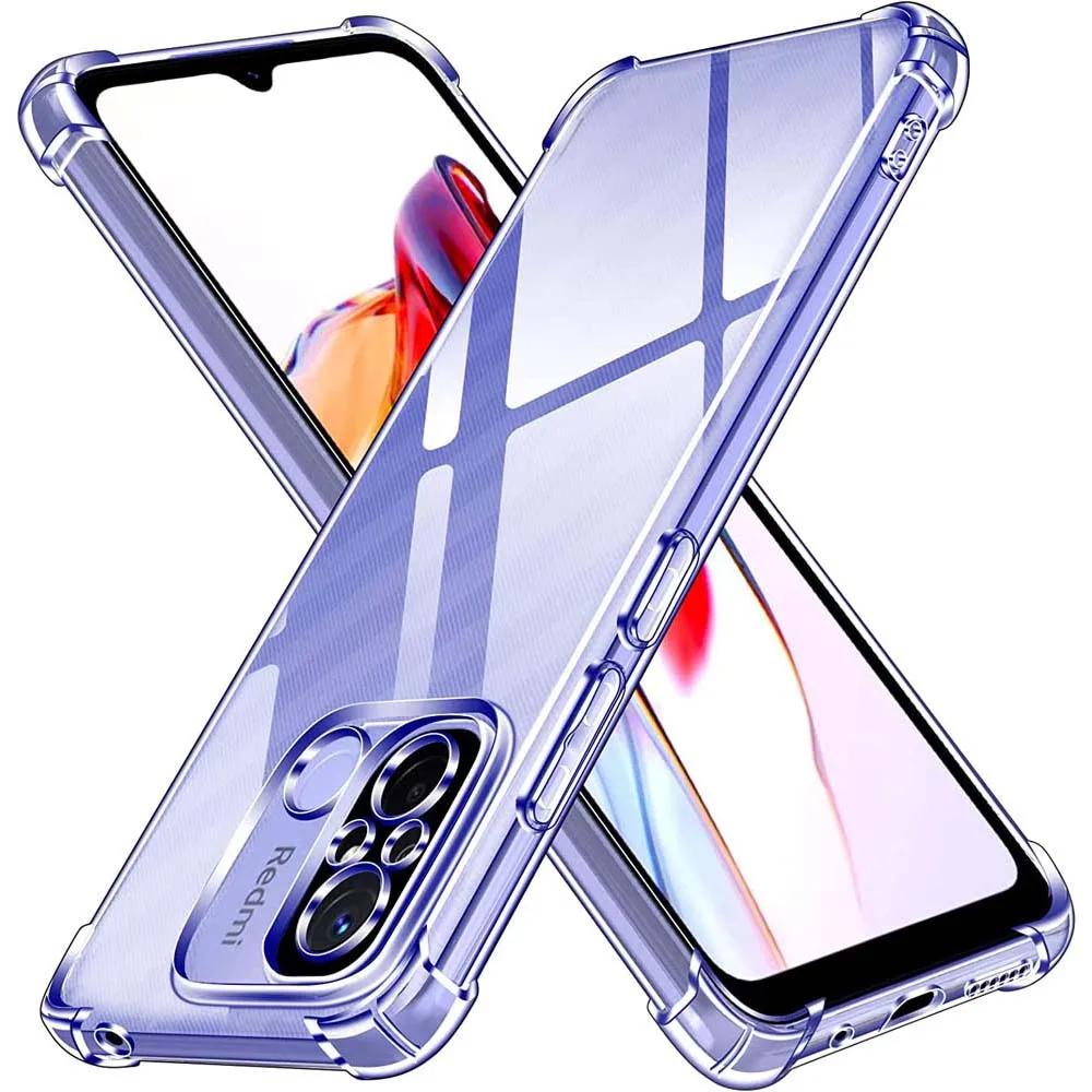 Ultra thin Clear Silicone Shockproof Soft TPU Case For Xiaomi Redmi 13C 12C Note 12 11 10 Pro 12S 11E 11T 11S 10S 10A 10C Coque
