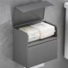 Bathroom Paper Holder SUS304 Black Bathroom Paper Roll Holder Gray Tissue Holder Box  Rack Toilet Paper Holder Tissue Boxes