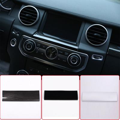 Para Land Rover Discovery 4 LR4 2010-2016 ABS Interior del Coche ABS Negro Panel Inferior de Pantalla GPS Cubierta Adhesivos de Recorte Accesorios para Coche