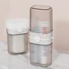 Mouthwash Cup Travel Portable Toothbrush Toothpaste Holder with Leak-Proof Sealing Cover All-in-one Travel Dental Kit