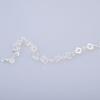 Women's Silver Plated Cube Clear Rhinestone Bracelet Engagement Party Jewelry