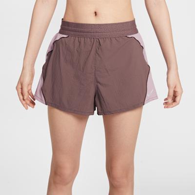 Women's Shorts Nike Running Shorts Women's Tattoo/Light Purple Or/Burgundy Moderate