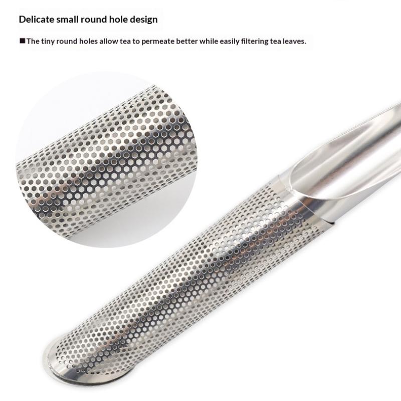 Food Grade Stainless Steel Hook Tea Infuser Rust Resistant Tea Strainer Sieve for Teapot Cup Travel Camping Tea Making