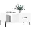 VidaXL Table basse blanc 90x50x40 cm bois d'ingénierie 829220
