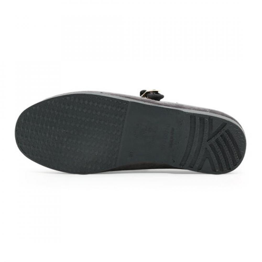 Victoria Shoes Kung Fu Velvet Ballerina 1080111 Gris