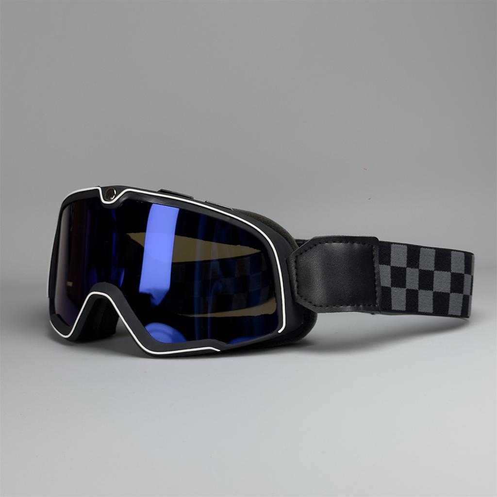 Motocyklové brýle Jízdní brýle Harley Vintage Větruodolné Pískové brýle 3/4 Helma