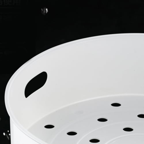 Two Plastic Steaming Racks and Baskets, Universal Design for Uniform Cooking, Multifunctional, Compact Size, Compatible with 2L Smart Rice Cookers