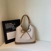Spring New Fashion Simple Mix and Match Contrasting Color Woven Underarm Bag Trendy Shoulder Women's Bag