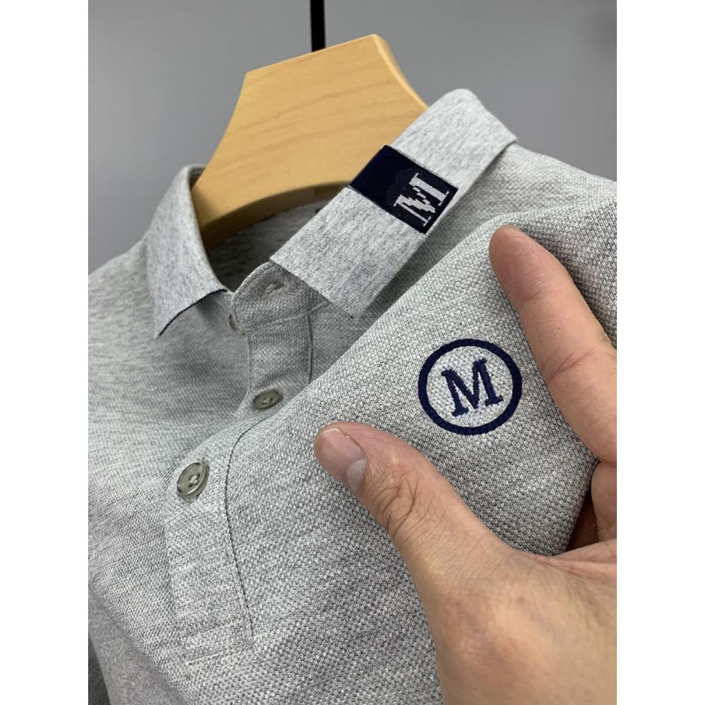 Men's Casual Shirt - Short Sleeved Summer Top, Ribbed Collar and Cuffs Design, Breathable Elastic Fabric, Regular Fit