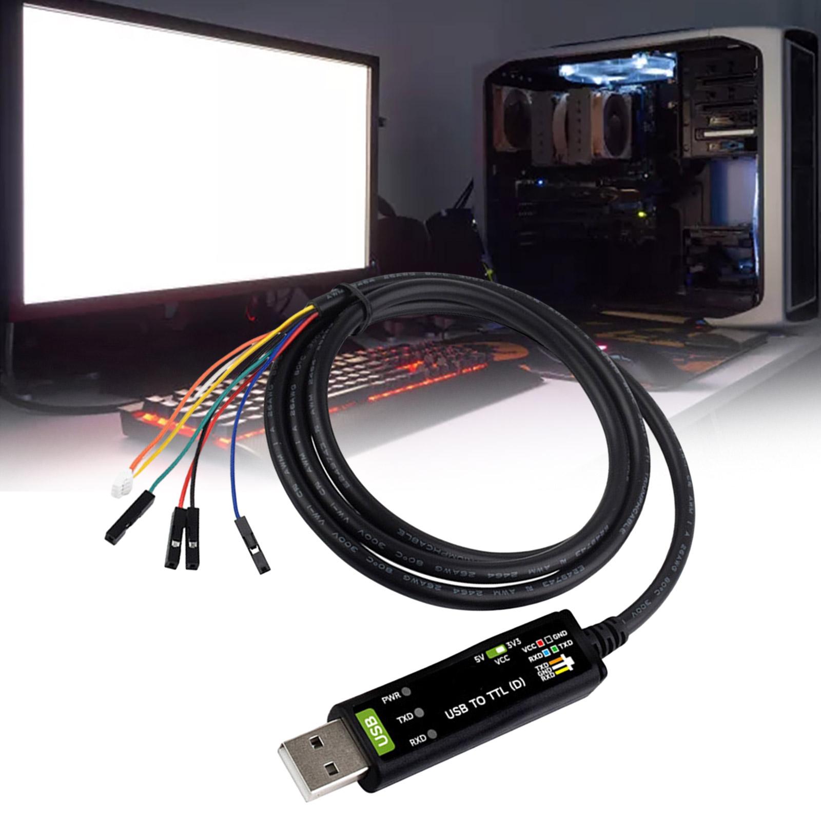 

Промышленные последовательные адаптеры USB-TTL Кабель USB-TTL (D) Преобразователи FT232RNL чип последовательный порт отладочный кабель 3.3V/5V