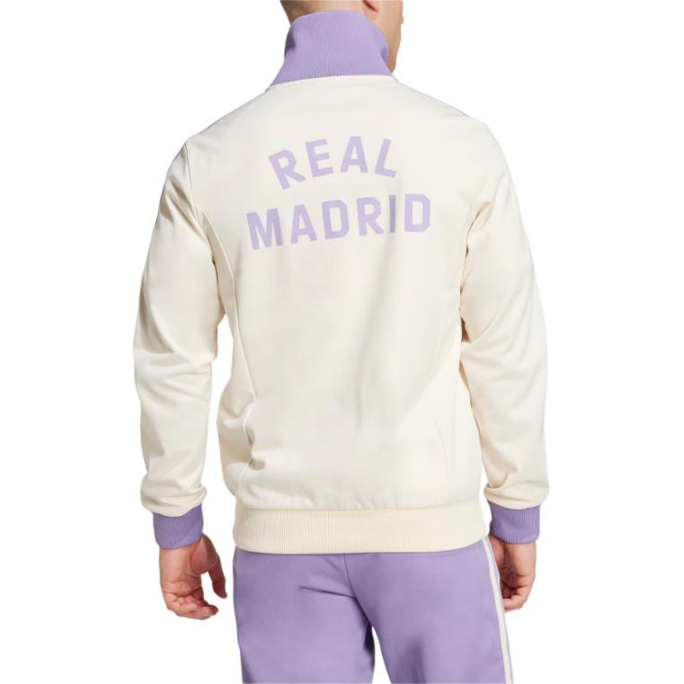 adidas Originals REAL MADRID Trainingsjacke Herren Wonder White/Magical Light Purple IY0058-