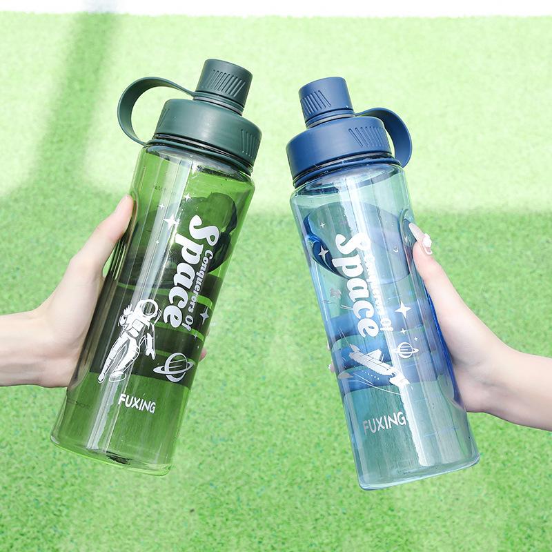 Extra-large Capacity Sports Water Bottle, Outdoor Portable Plastic Cup, Anti-drop and Leak-proof, Direct Drinking Space Cup, Portable Cup