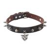 Goth Punk Nieten Nieten Choker Halsband Für Frauen Steampunk Katzenkopf Halskette Emo Halsband Cosplay Chocker Gothic Accessoires