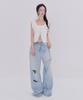 Tetemochi Crochet Knit Vest (Ivory)