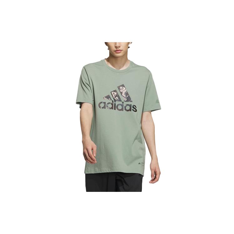 Adidas T Shirt Men's Dusty Green IP3967