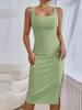 New Women's Fashion Elegant Dress Knit Backless One-Piece Dress