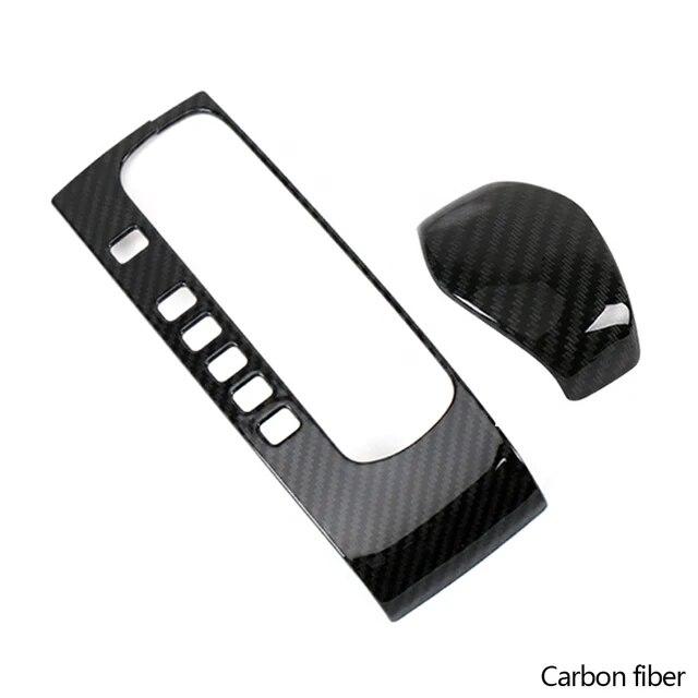 2PCS Car Shift Gear Panel Trim Automatic Transmission Shift Box Cover for Honda Civic 10Th Gen   2018 2017 2016 LHD