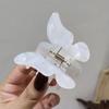 Summer Small Cute Transparent Clip Purple Butterfly Hairpin Ladies Acrylic Hairpin Sweet Accessories Beauty Styling Tools