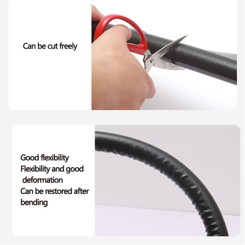 Upgrades Door Bottom Seal Soundproofing Foam Strips Indoor Environment Provider Simple Installation for Home & Office Use