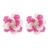 Camellia Flower Imitation Pearl Necklace Romantic Clavicle Chain Necklace  Fashion Jewelry