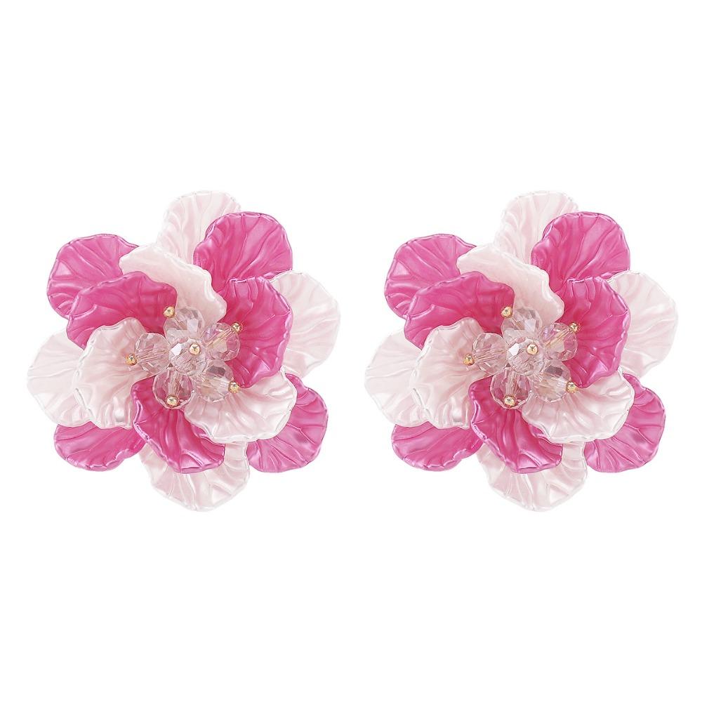 Camellia Flower Imitation Pearl Necklace Romantic Clavicle Chain Necklace  Fashion Jewelry