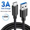 USB 3.2 Type C To A Cable 10Gbps 60W PD Fast Charging Data Transfer for Galaxy S23 S22 Note 20 Pixel iPad Pro SSD Android Auto 5