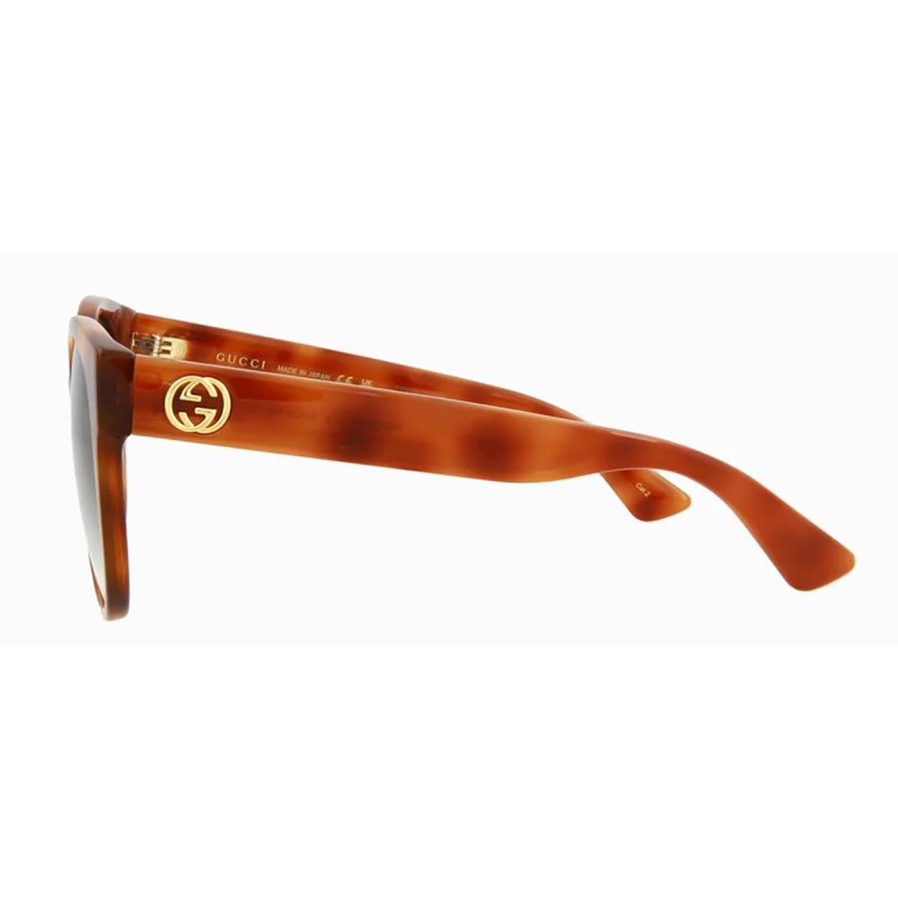 Authentic Gucci GG0035SN 012 Round Sunglasses Havana Buy Gucci Gg0035sn W 012 Round Sunglasses Multi at  main image 2