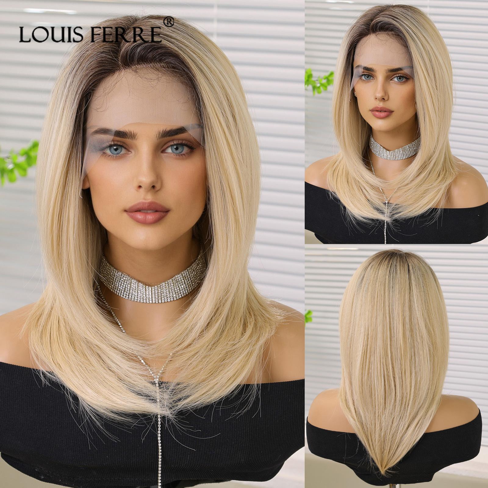 

BLONDE UNICORN Парик с кружевной передней частью, черный волнистый парик, синтетические волосы для женщин, повседневные вечерние косплей, термостойкие волокна волос