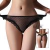 Lace Hollow Sexy European & American Style Triangle Underwear – Solid Color, Pure Desire Design.