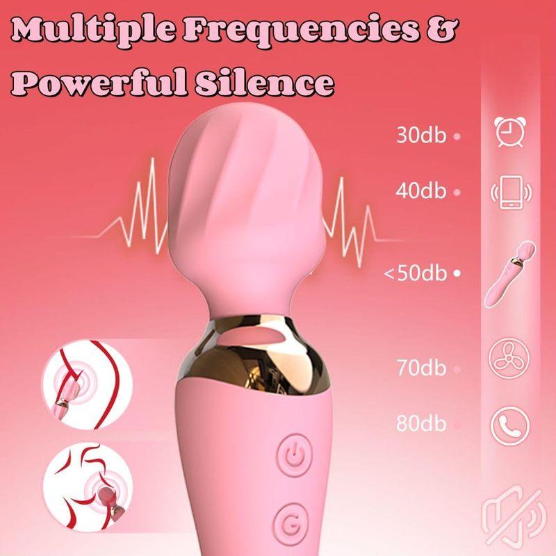 Powerful Silent Vibrator Magic Wand Sex Toys For Women Female AV Anal Vibrator Stick Clitoris Stimulator Dildo G-Spot Adult Toys