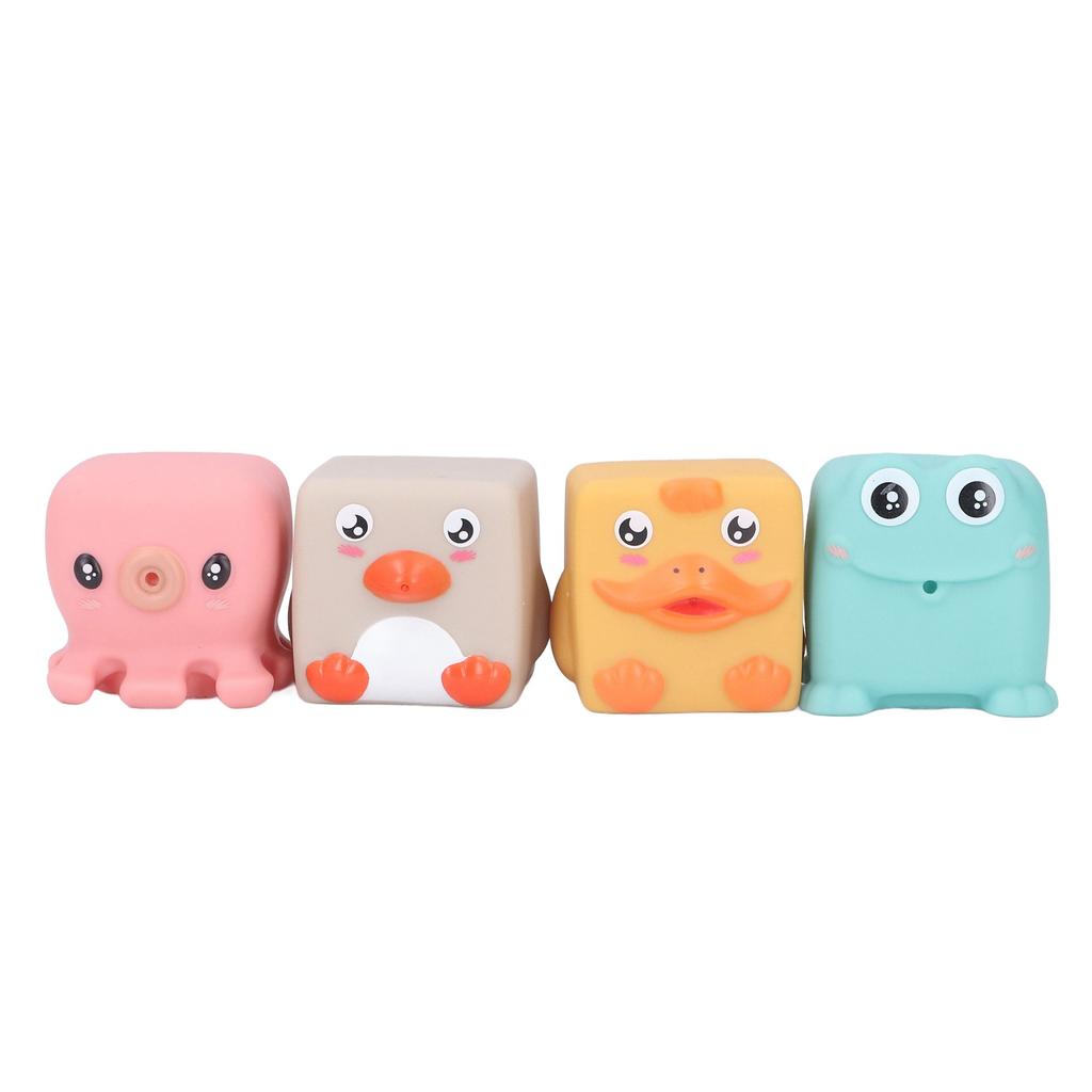 Soft Baby Animal Building Blocks Toys Soft Blocks Chewable Squeeze Blocks Toy for Toddlers Infant