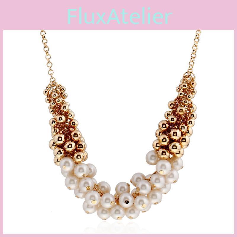 Fashion Simulation Pearl Women Necklace For Travel Office Or Casual Wear