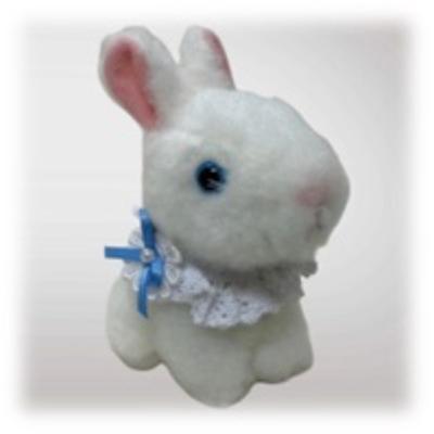 [Takenoko] Flauschiges Plüschtier, Hase, Weiß