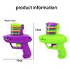 Children'S UFO Radish Gun Toy Bullet Gun Safety Outdoor Toy Bullet Battle Interesting Interactive Decompression Toys