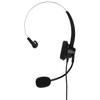 H360‑RJ9‑VA Telephone Headset RJ9 Plug Black Volume Adjustment Single Sided Business Headset for Call Centers Offices