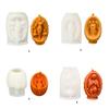 3D Jesus Eier Kerzenformen Eier Silikonform Handgemachte Gipsformen Verzierung Epoxidharz Formen Bastelformen