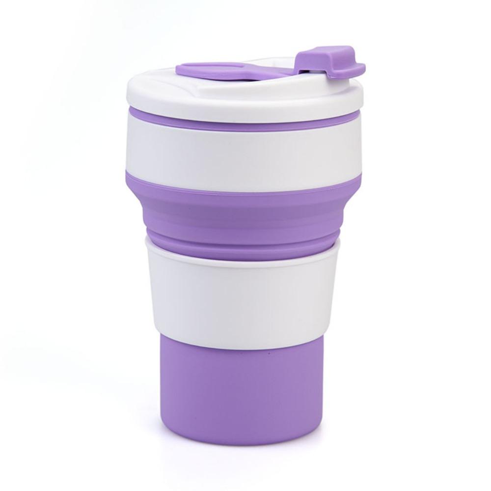Portable Silicone Collapsible Cup | Creative Travel Folding Mug for Camping & Outdoor | Retractable Rinse Cup